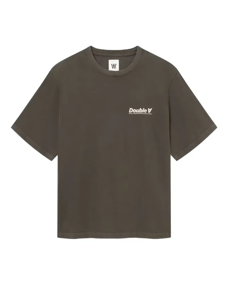 Wood Wood WWLiam logo-print T-shirt - Grün Grün