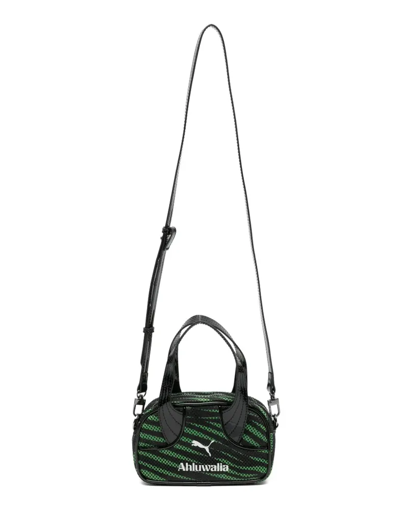 Puma x Ahluwalia mesh-knit cross body bag - Schwarz Schwarz