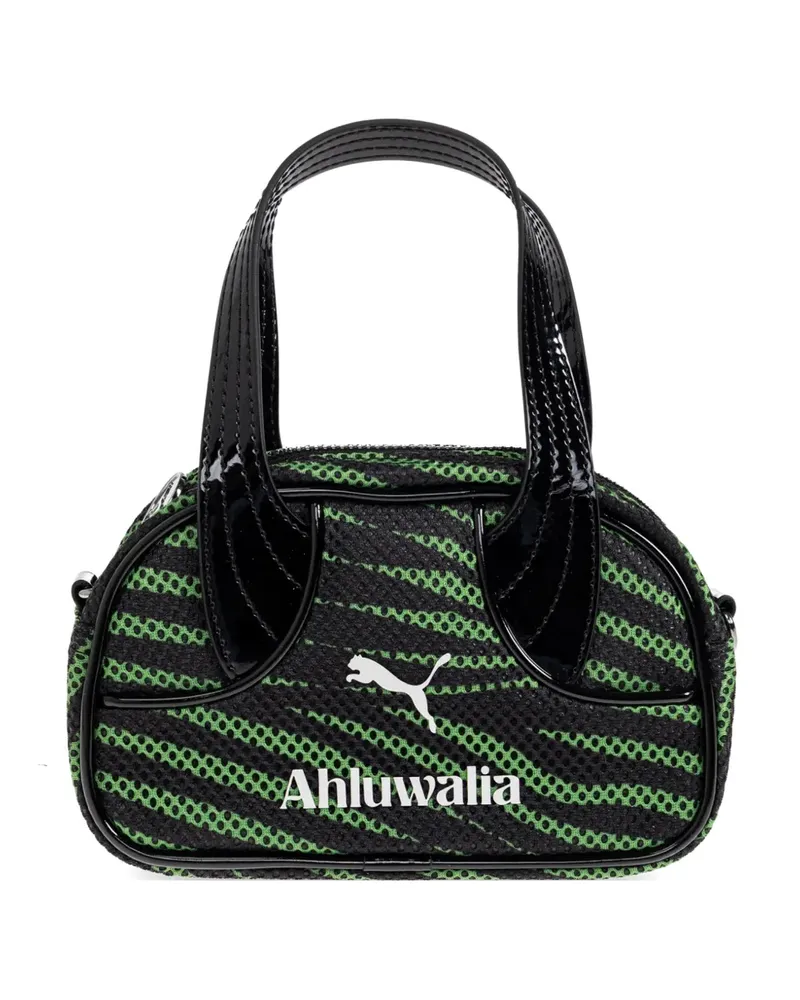 Puma x Ahluwalia mesh-knit cross body bag - Schwarz Schwarz