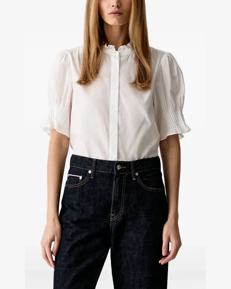 Rag & Bone Oberteil mit Puffärmeln - Weiß Weiß