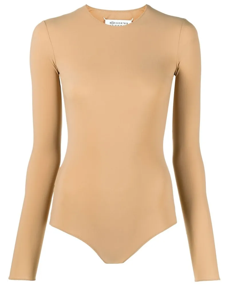 Maison Margiela Body mit langen Ärmeln - Nude Nude