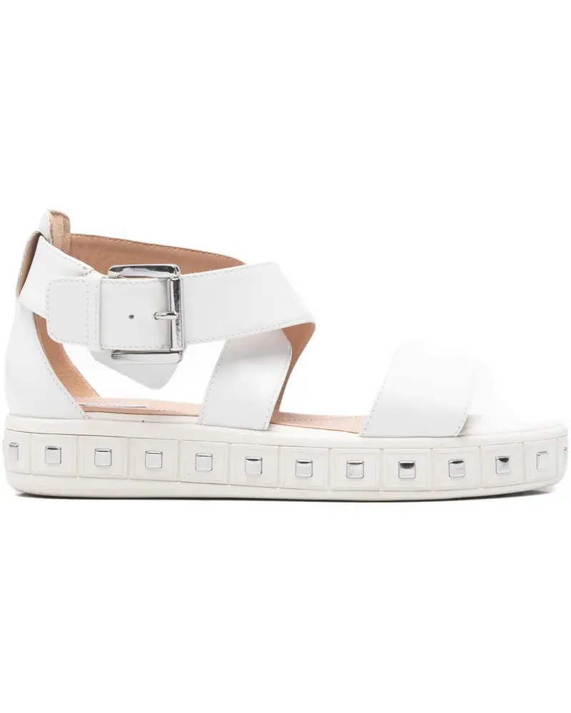 Geox 40mm Leelu buckled sandals - Weiß Weiß