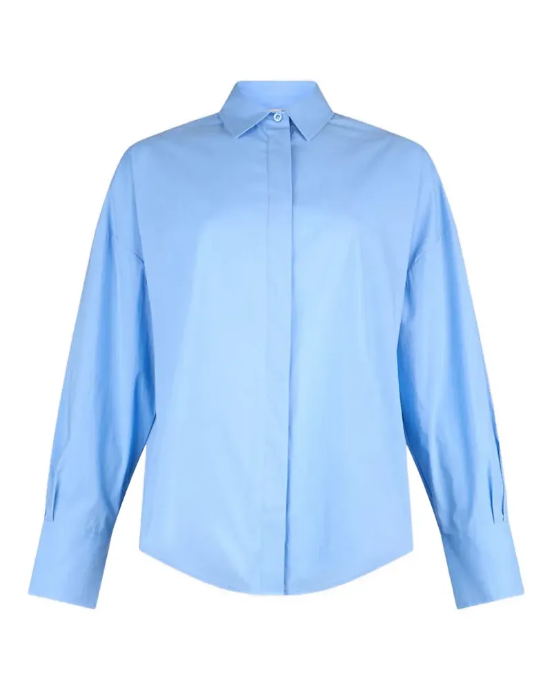 Liu Jo Popeline-Hemd mit Nieten - Blau Blau