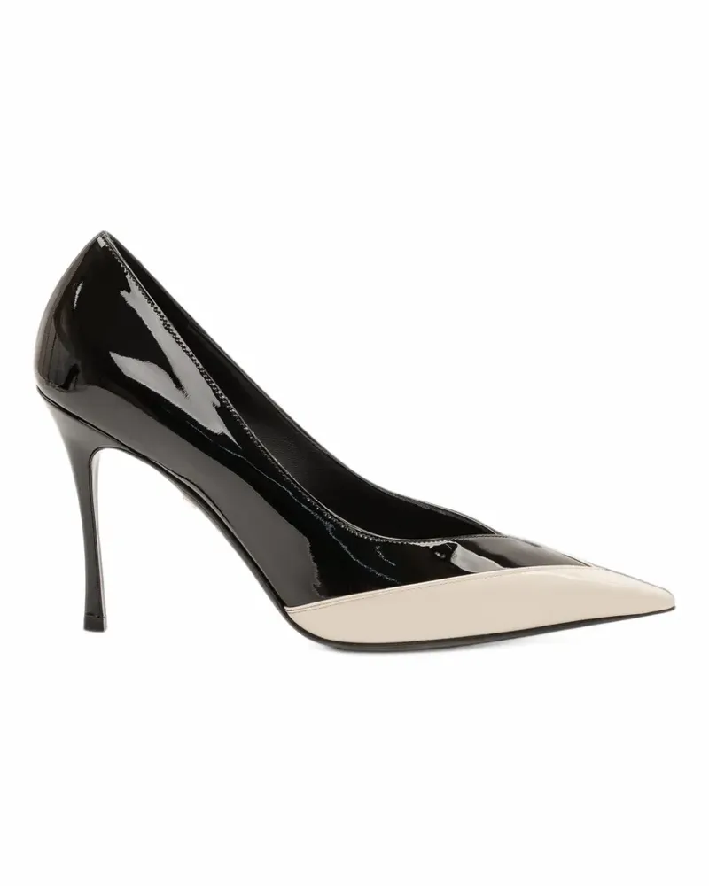 Ferragamo Yasmin Pumps aus Lackleder - Schwarz Schwarz