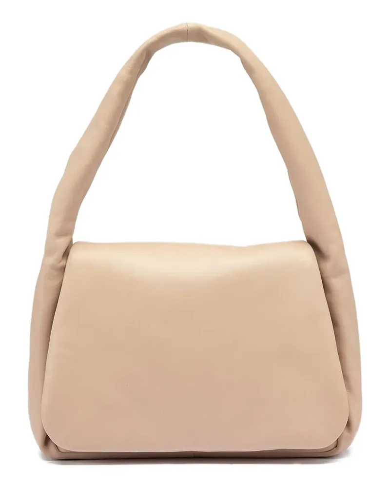 Officine Creative Italia Gepolsterte Schultertasche mit Henkel - Nude Nude