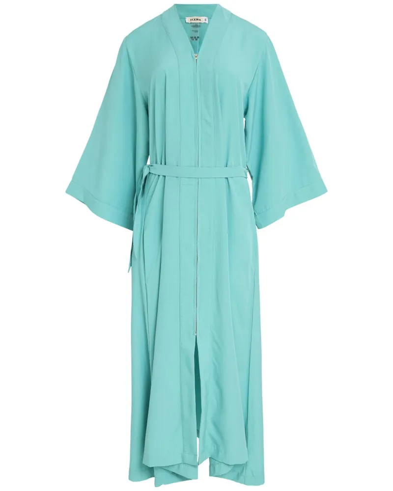Amir Slama Kleid mit Reißverschluss - Blau Blau