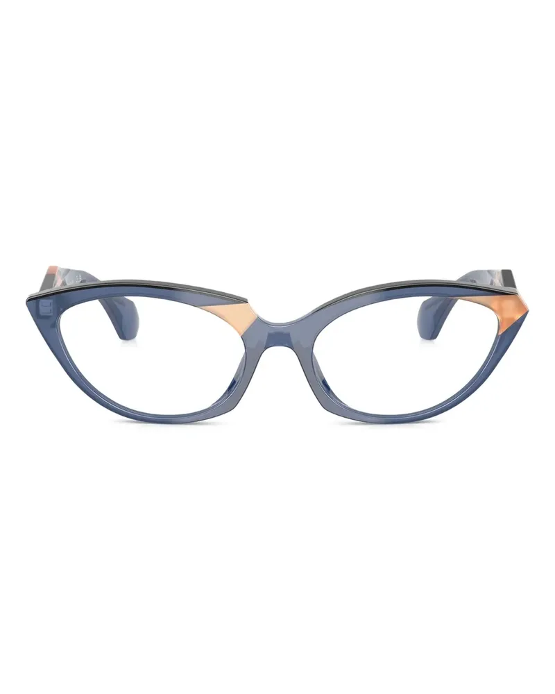 Alain Mikli Cat-Eye-Brille aus Azetat - 005 Opal Blue / Sand / Black 005