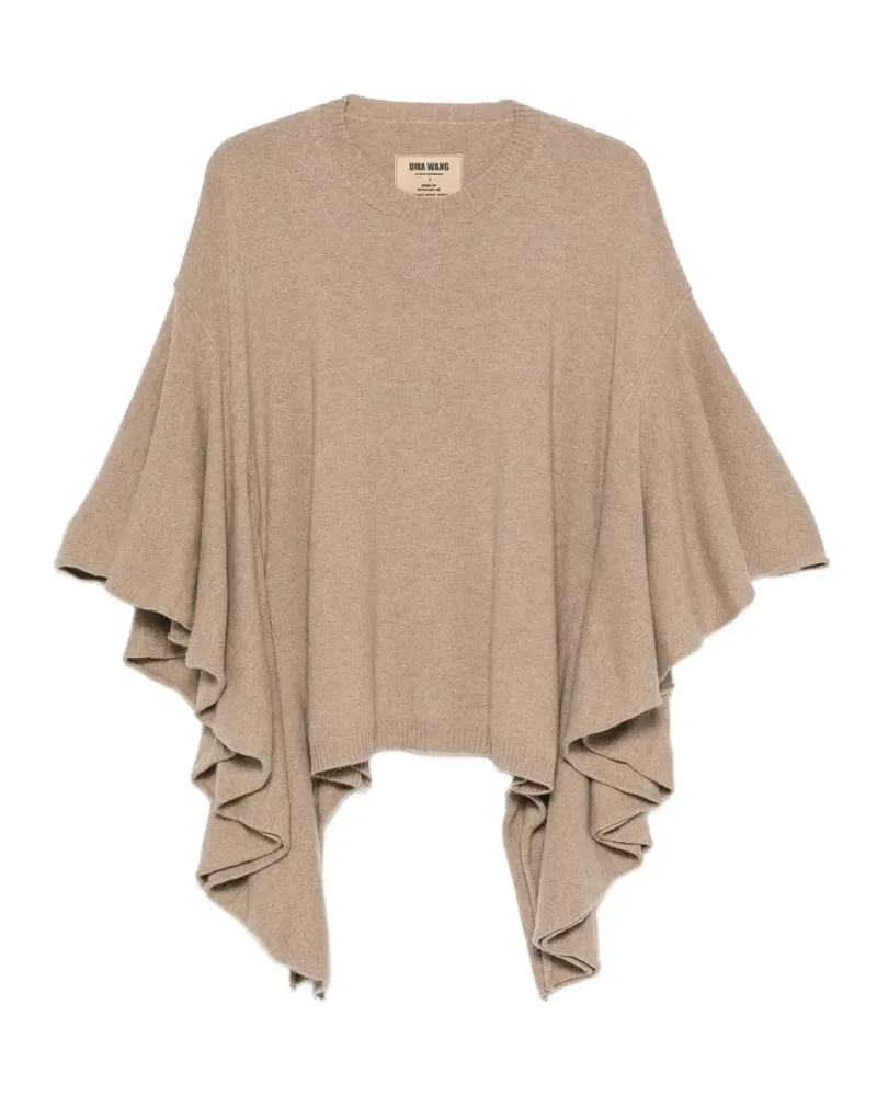 Uma Wang Rouges Pullover mit Rüschenärmeln - Nude Nude