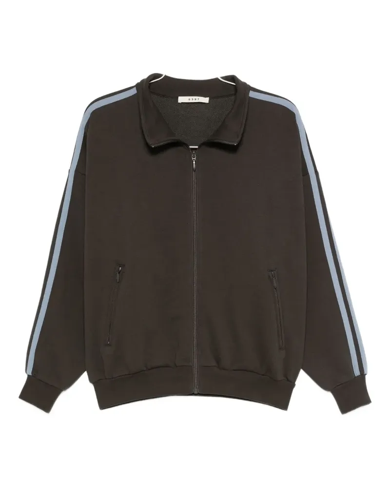 6397 Jacke mit Streifen - Braun Braun