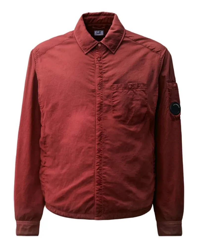 C.P. Company Wattierte Chrome-R Lens Hemdjacke - Rot Rot