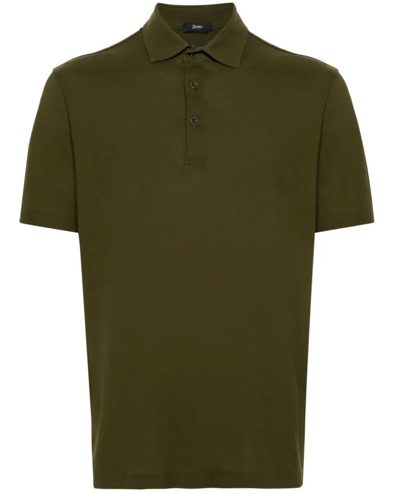 Herno Poloshirt mit kurzen Ärmeln - Grün Grün