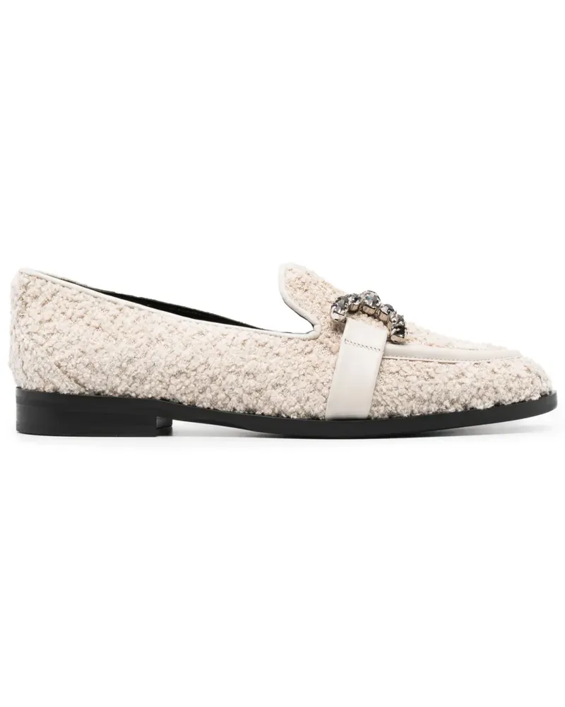 FESTA Milano Loafer mit Fleece-Textur - Nude Nude
