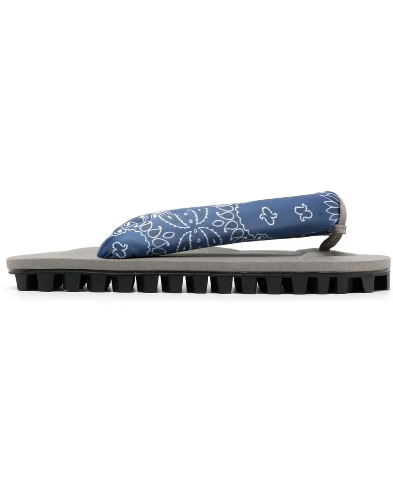 SUICOKE x Needles Geta Sandalen mit Zehensteg - Blau Blau