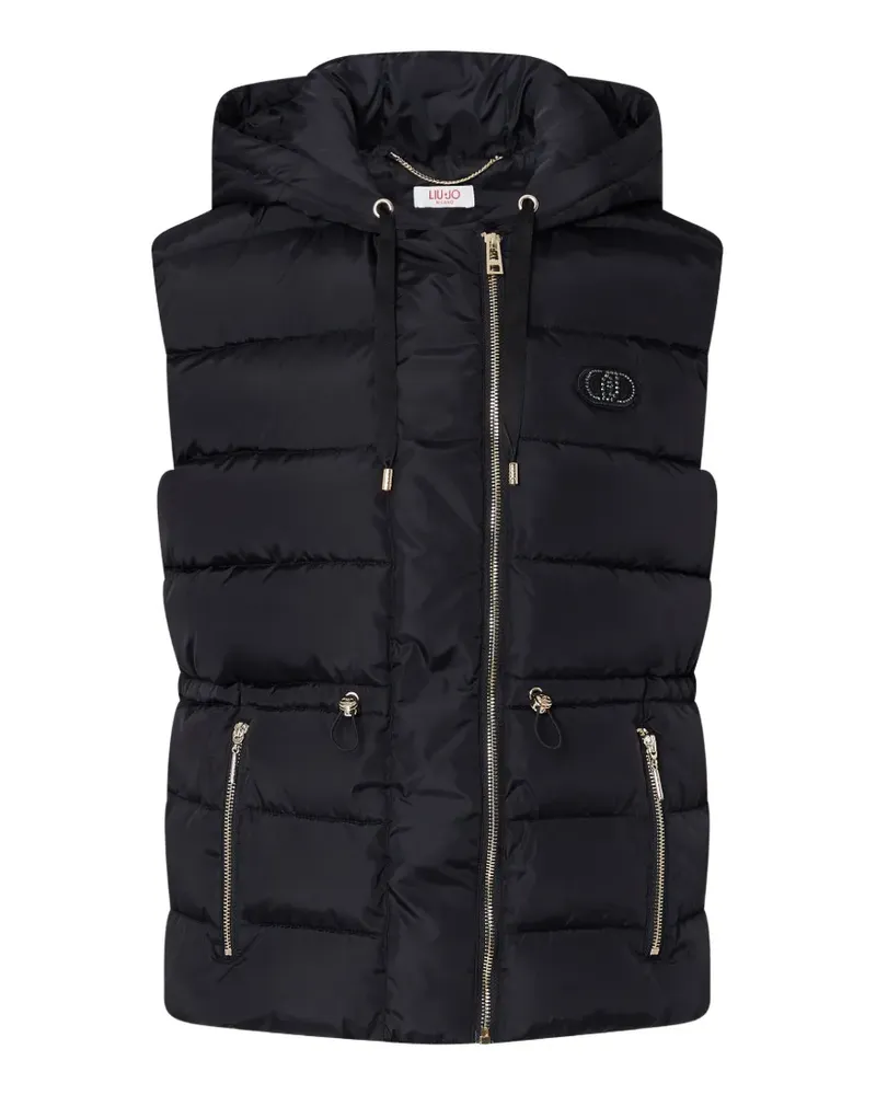 Liu Jo short padded nylon jacket - Schwarz Schwarz