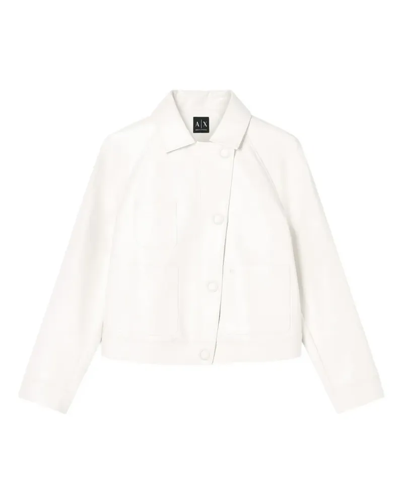 Armani Exchange Jacke mit Pattentaschen - Weiß Weiß