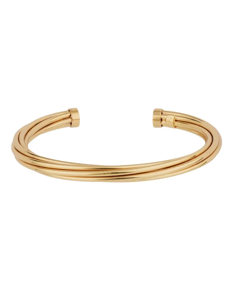 Gas Bijoux Atik twisted brass bracelet - Gold Gold