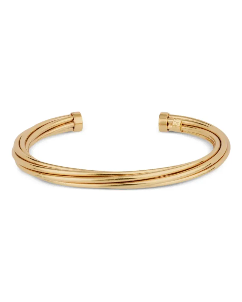 Gas Bijoux Atik twisted brass bracelet - Gold Gold