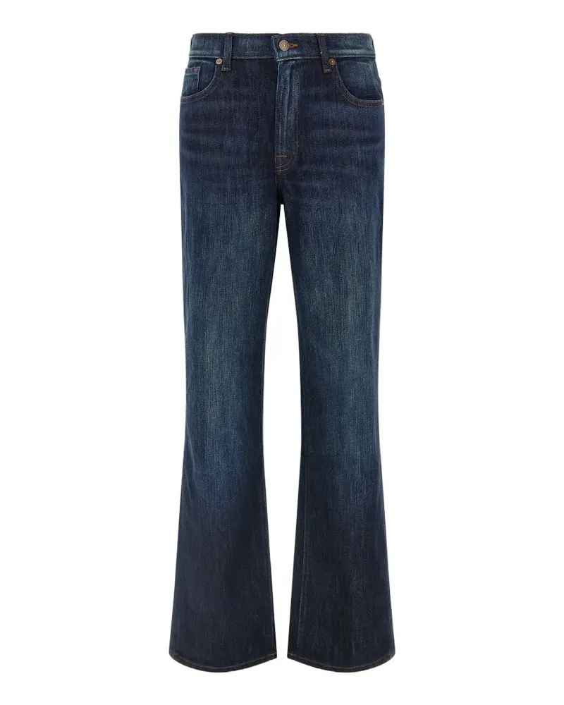 7 for all mankind Stovepipe Schlagjeans - Blau Blau