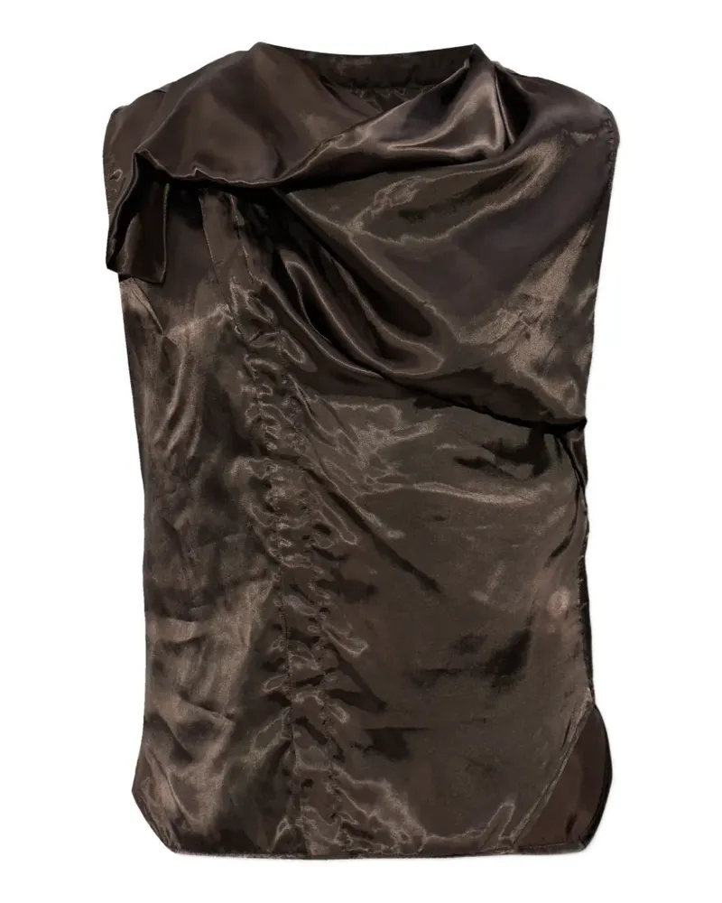 Rick Owens Island ruffled top - Braun Braun