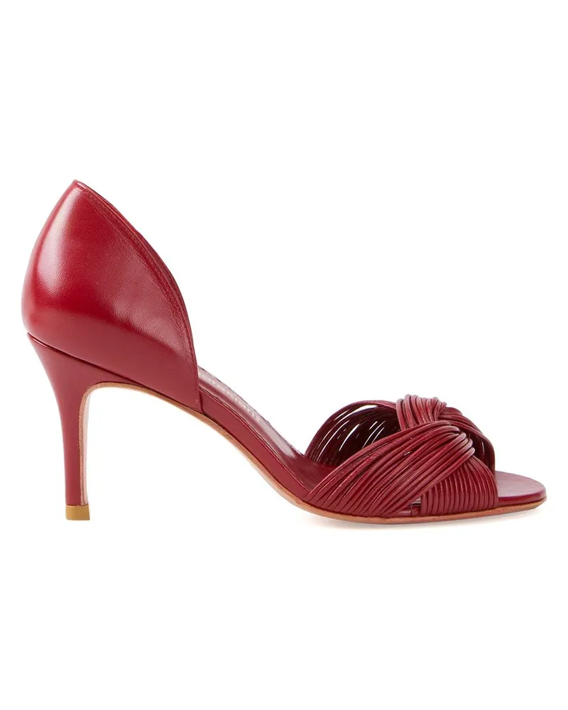 Sarah Chofakian Zehenfreie Pumps - Rot Rot