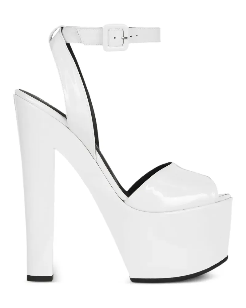 Giuseppe Zanotti Plateau-Pantoletten - Weiß Weiß