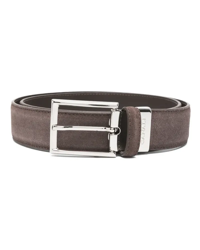 Canali Klassischer Gürtel - Braun Braun