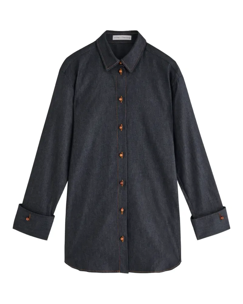 palmer//harding Reflection denim shirt - Blau Blau