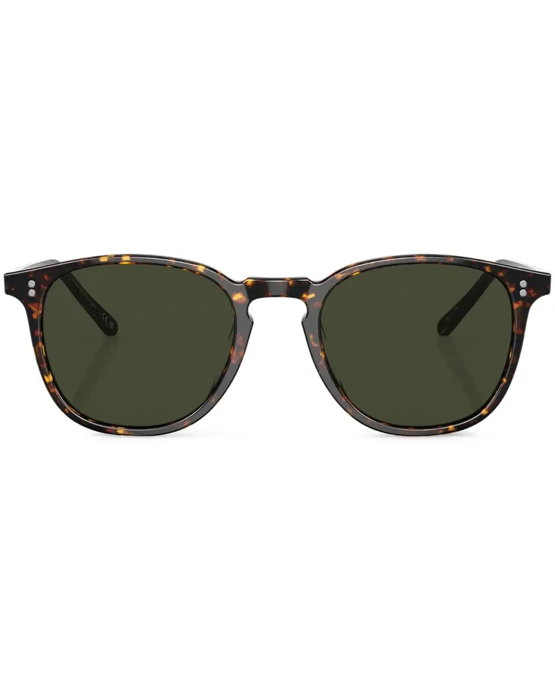 Oliver Peoples Finley Sonnenbrille mit rundem Gestell - Grün Grün