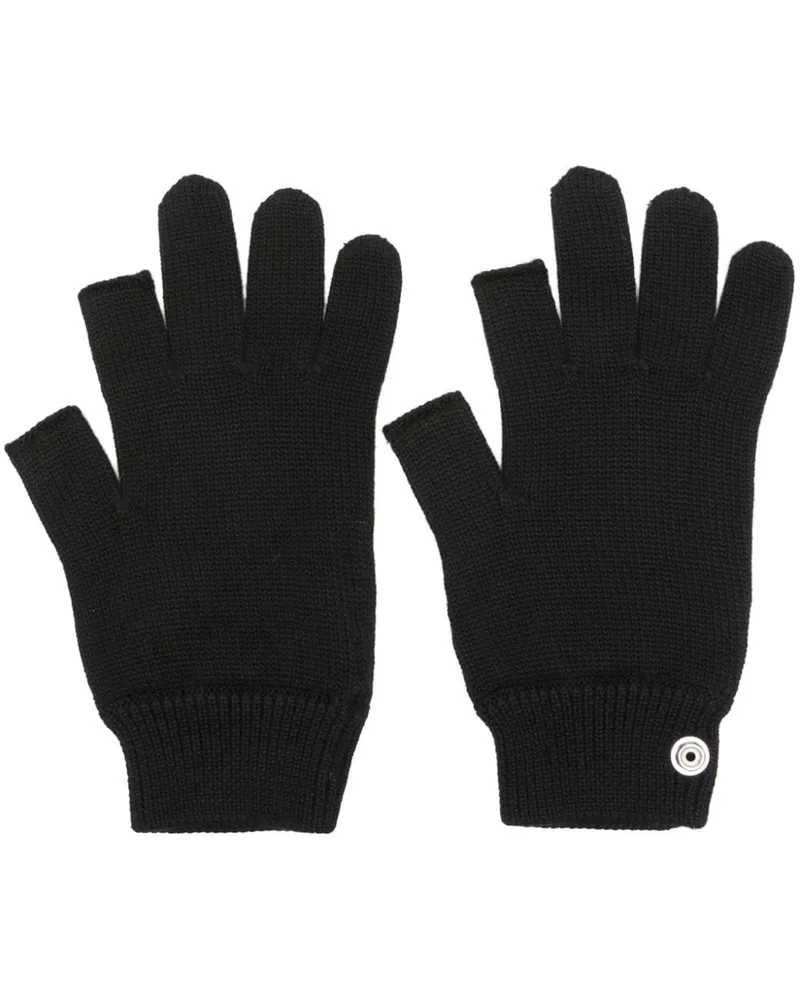 Rick Owens Touchscreen-Handschuhe - Schwarz Schwarz