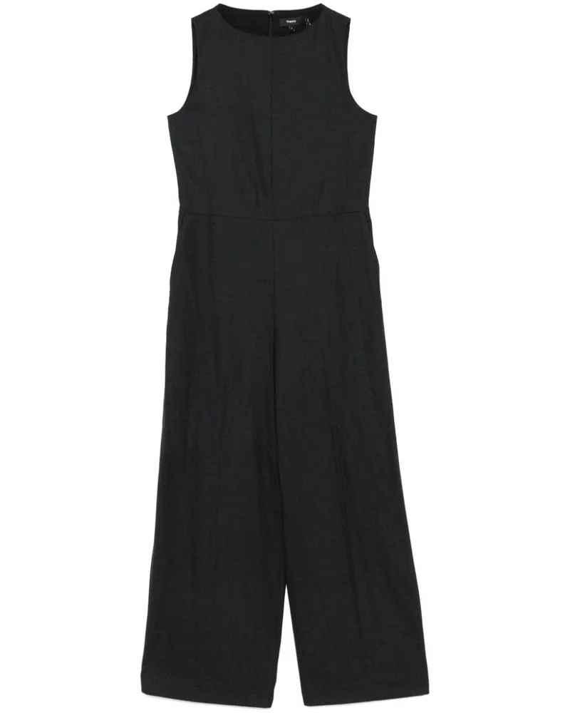 Theory Ärmelloser Jumpsuit - Grau Grau