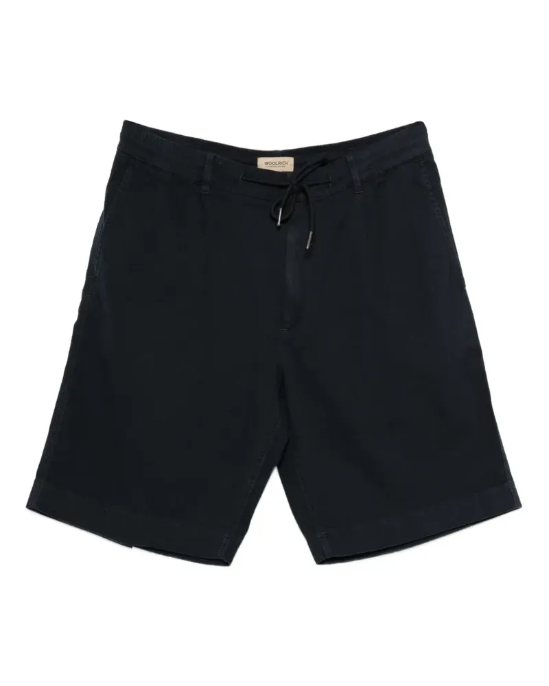 Woolrich drawstring pleated shorts - Blau Blau