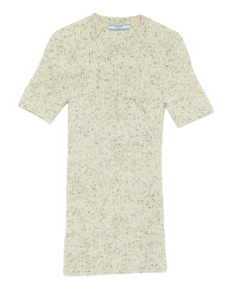 Prada Gerippter Pullover - Grün Grün