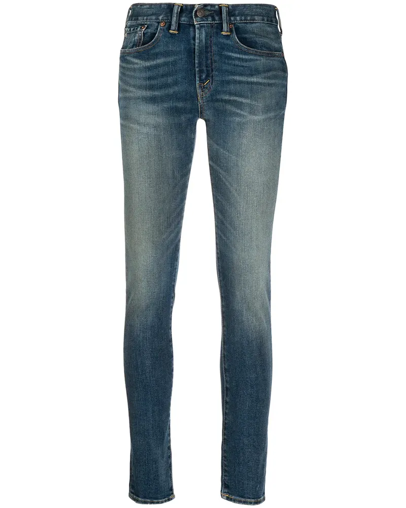 Ralph Lauren Skinny-Jeans mit Stone-Wash-Effekt - Blau Blau