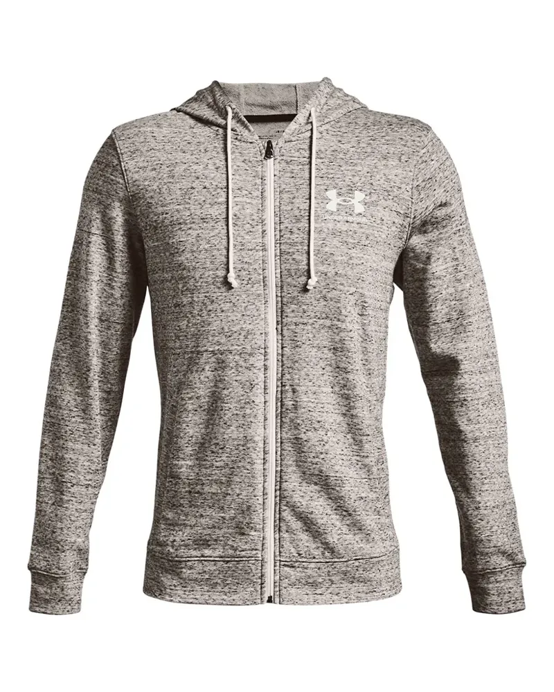 Under Armour Rival Terry Lc Fz Kapuzenjacke mit Melierung - Grau Grau