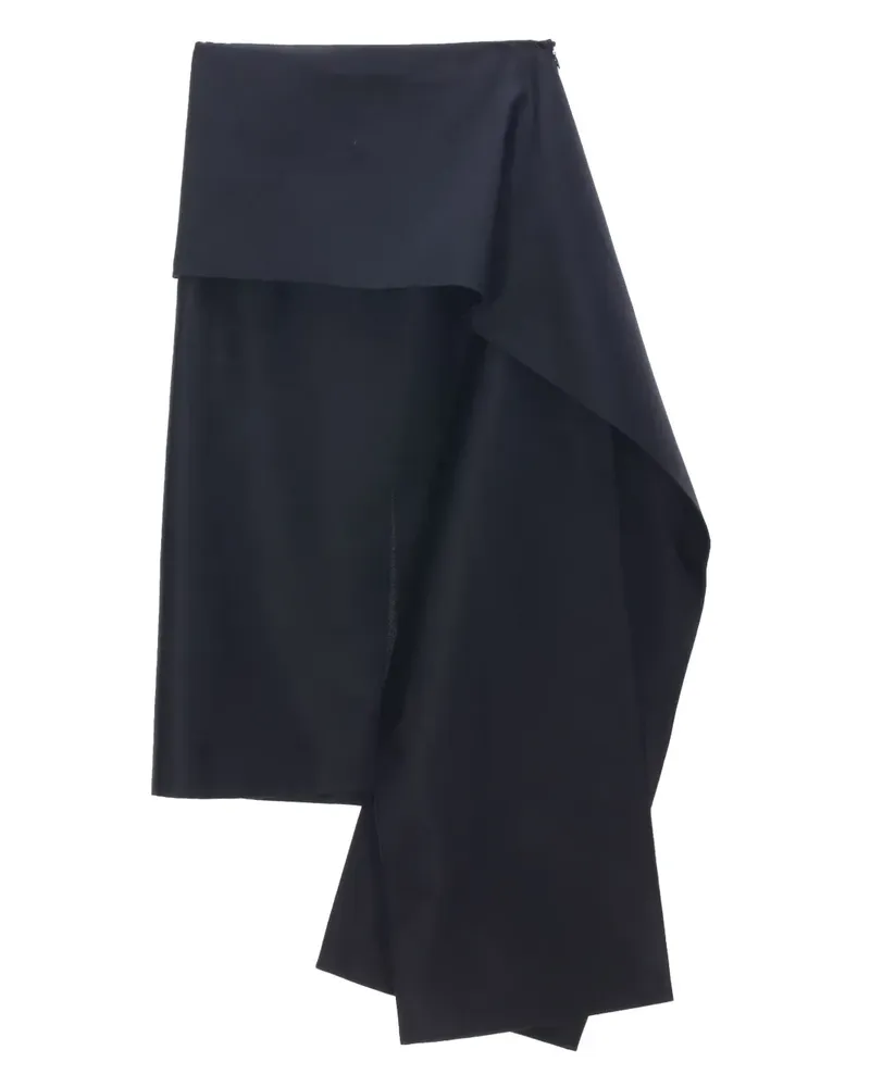 Carven Rock mit drapierter Schleife - Schwarz Schwarz