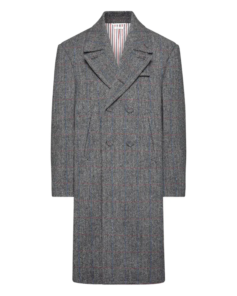 Thom Browne Karierte Cabanjacke - Grau Grau