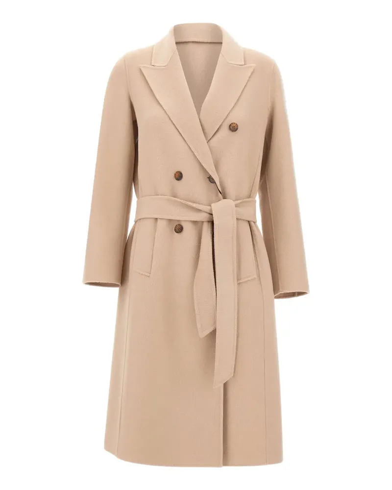 MARELLA Laghi double-breasted coat - Nude Nude