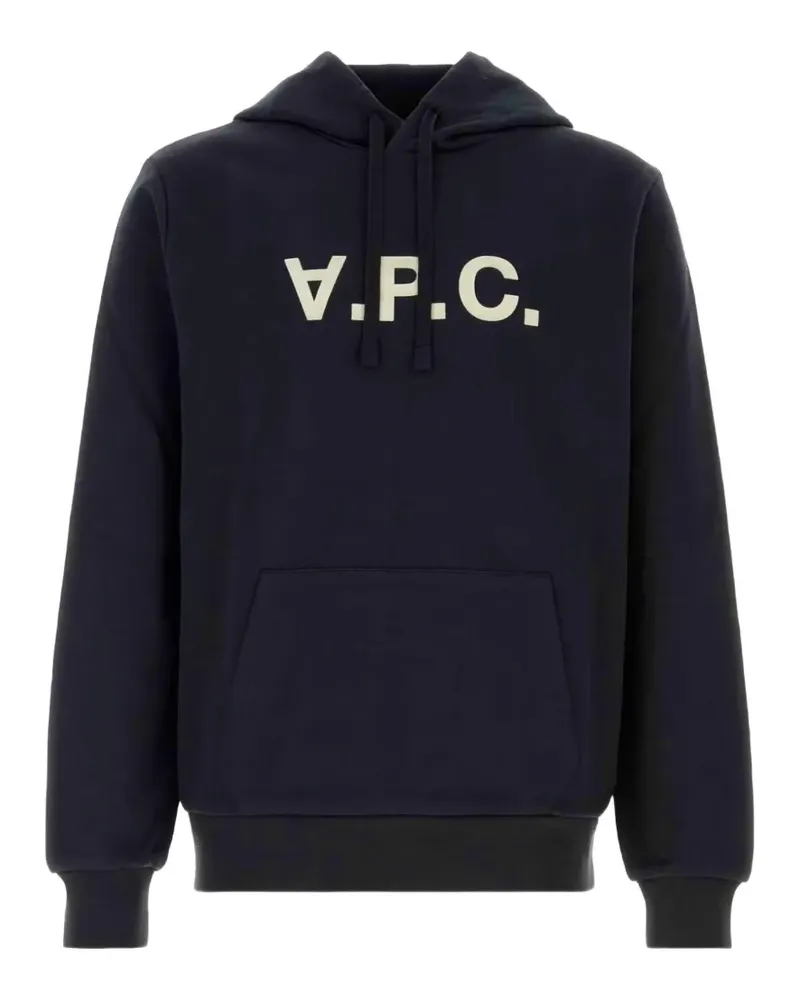 A.P.C. V.P.C. logo-print hoodie - Schwarz Schwarz