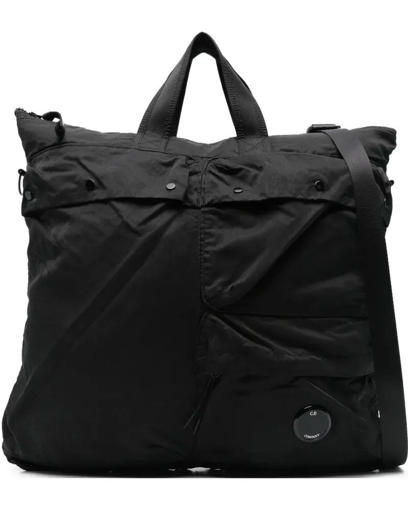 C.P. Company Tote Bag mit Tasche - Schwarz Schwarz