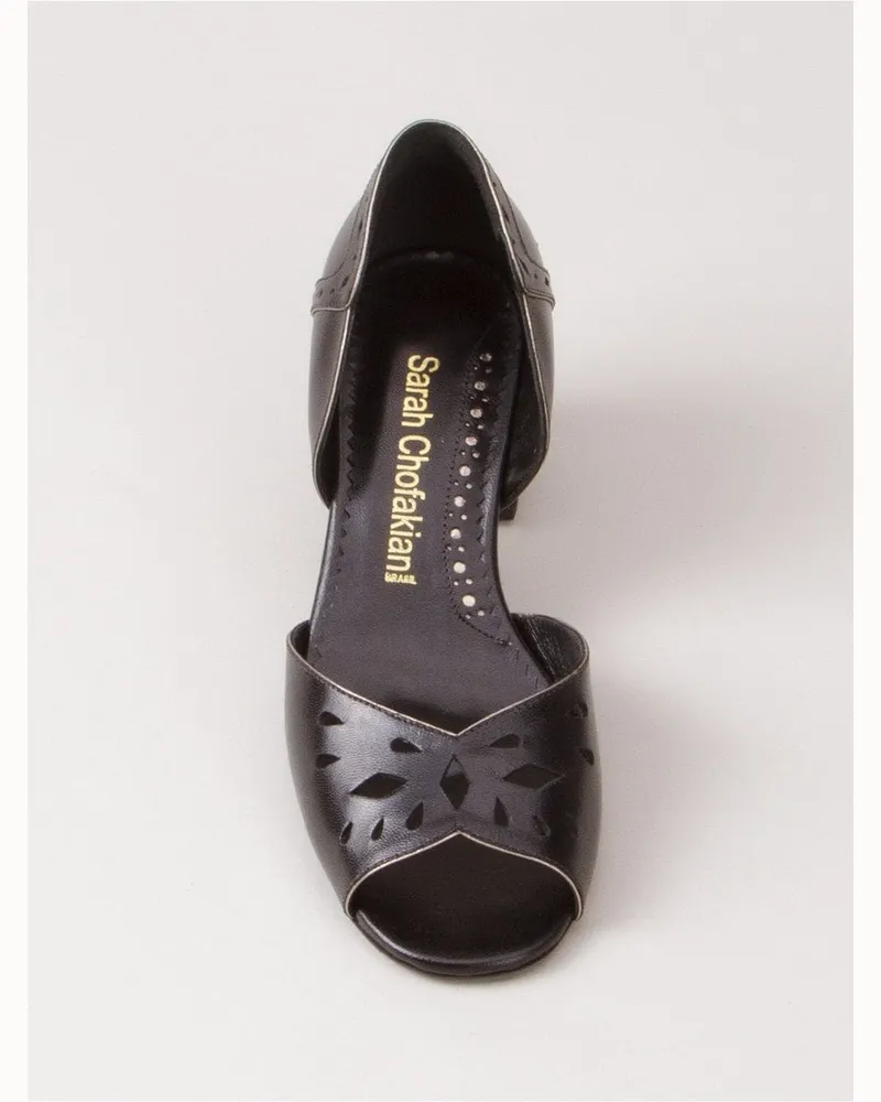 Sarah Chofakian Pumps aus Leder - Braun Braun