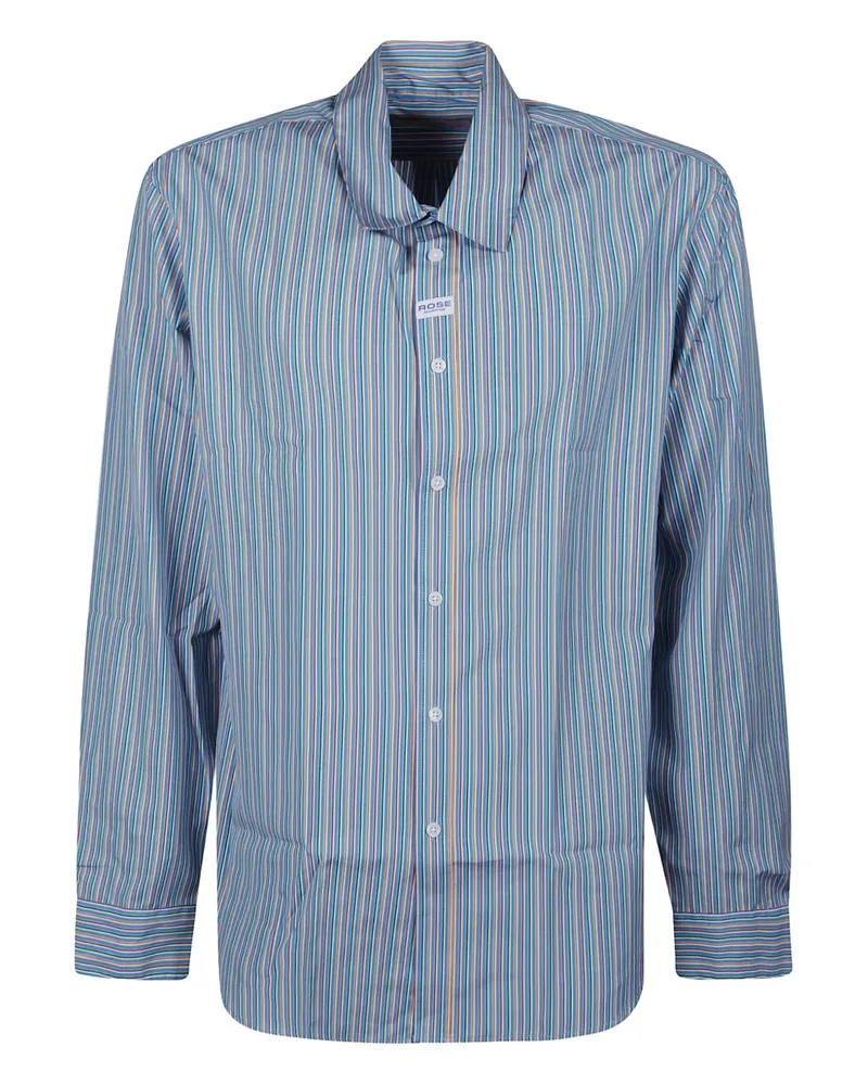 Martine Rose Gestreiftes Hemd - Blau Blau