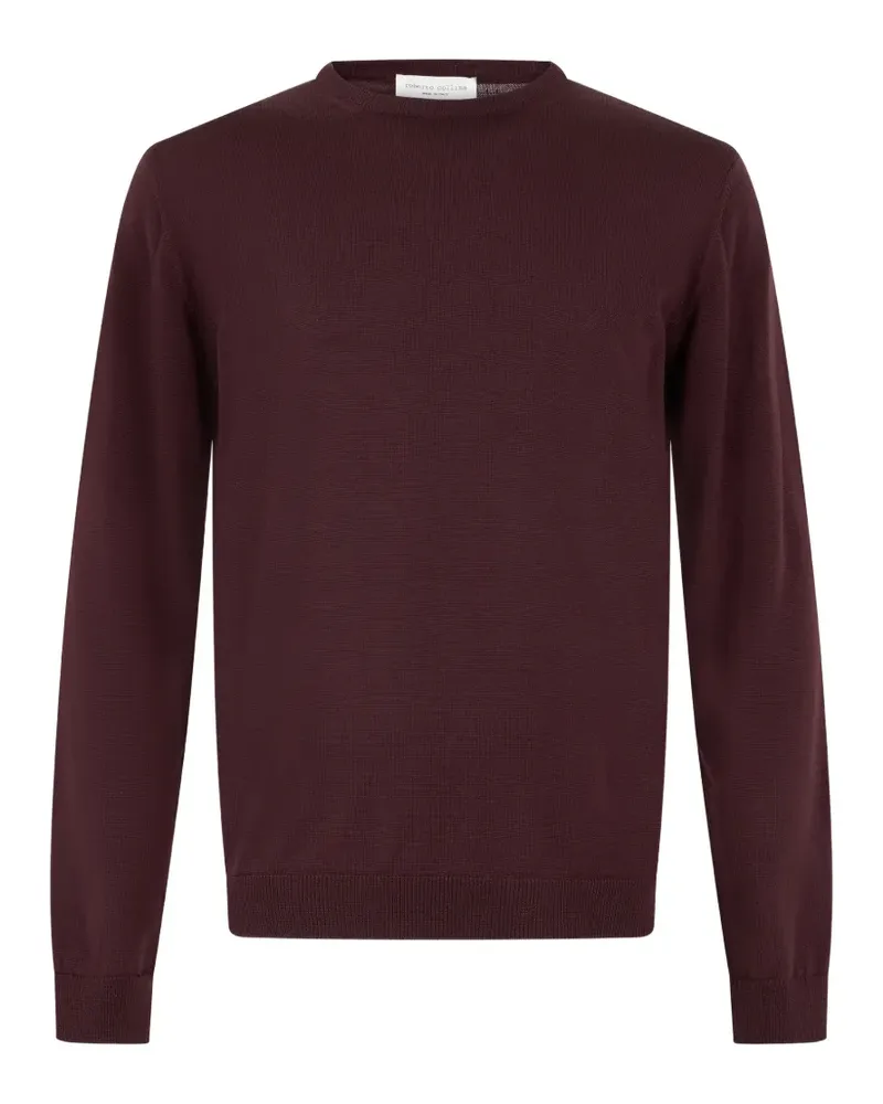Roberto Collina Pullover mit rundem Ausschnitt - Rot Rot