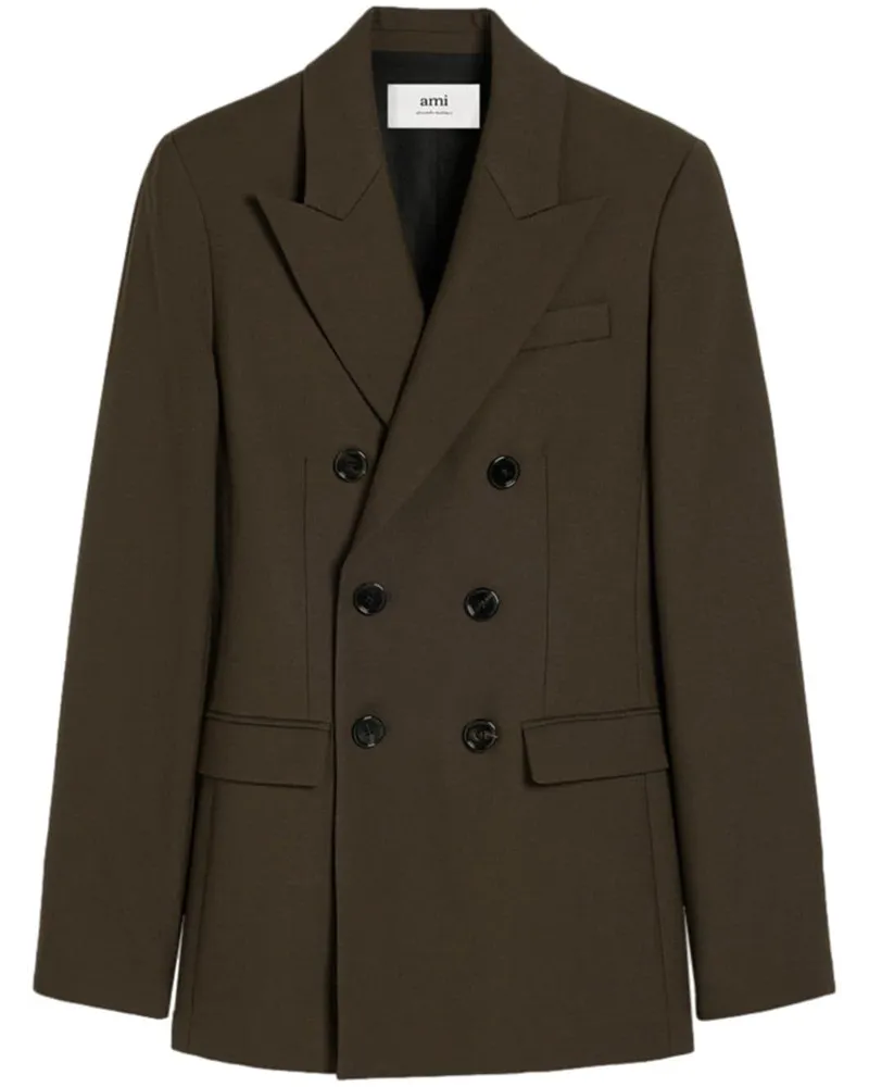 AMI Paris Doppelreihiger Blazer - Braun Braun