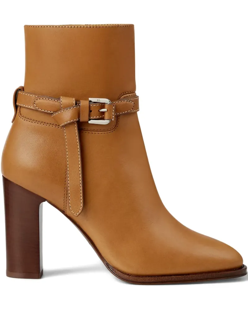 Ralph Lauren Donnely Stiefeletten mit Schnallendetail 90mm - Braun Braun