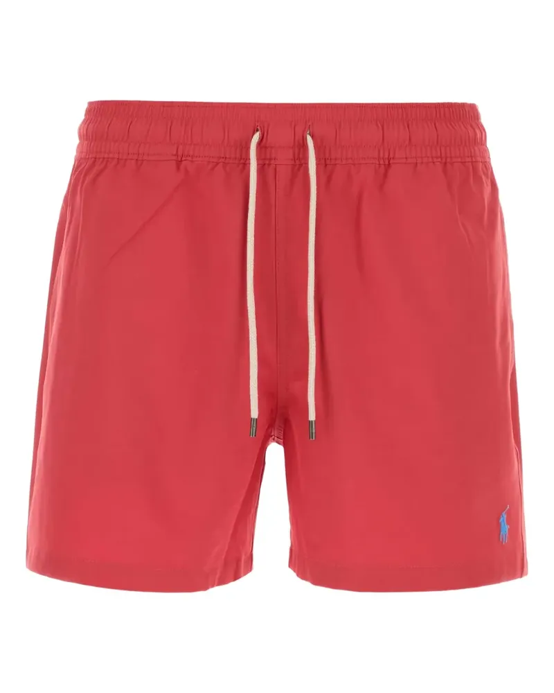 Ralph Lauren Badeshorts mit Polo Pony-Stickerei - Rot Rot