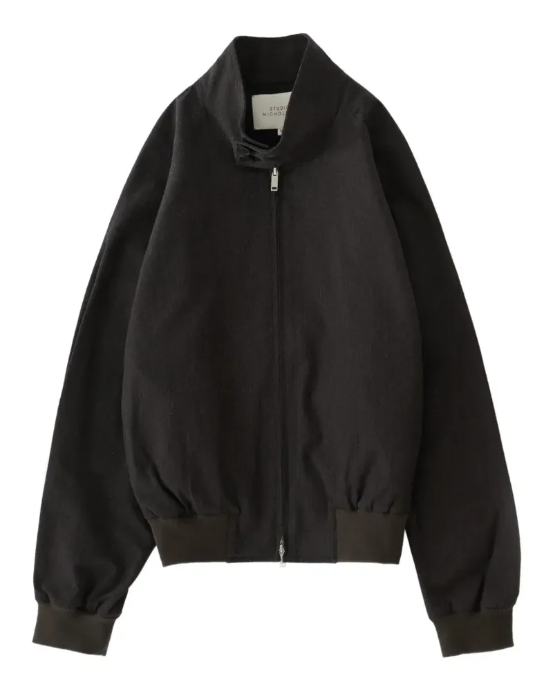 Studio Nicholson Over Jacke aus Woll-Baumwoll-Twill - Braun Braun