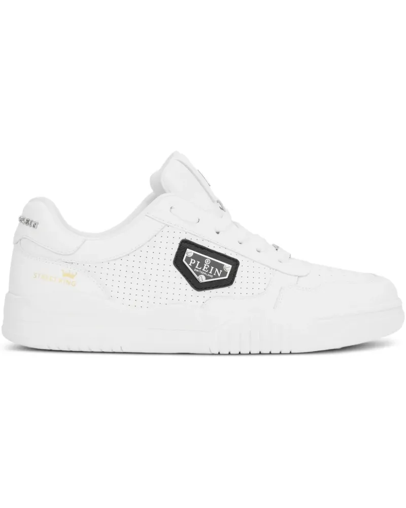 Philipp Plein Sneakers mit perforierten Details - Weiß Weiß