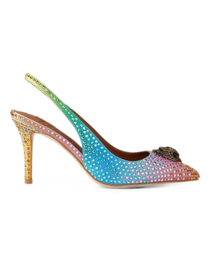 Kurt Geiger crystal-embellished Eagle-head pumps - Blau Blau