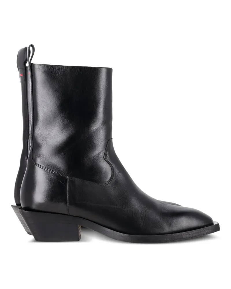 aeyde Luis pointed-toe ankle boots - Schwarz Schwarz