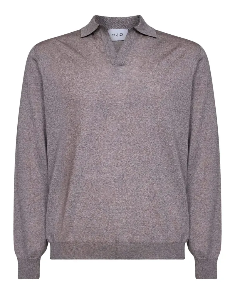 D4.0 virgin wool long-sleeve T-shirt - Braun Braun